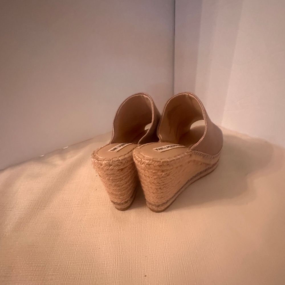 Karl Lagerfeld Bronze Wedge Sandals - Picture 4 of 5